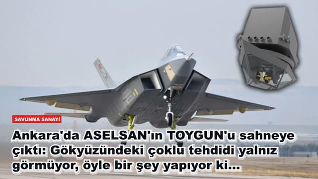 Ankara'da ASELSAN'ın TOYGUN'u sahneye çıktı: Gökyüzündeki çoklu tehdidi yalnız görmüyor, öyle bir şey yapıyor ki...