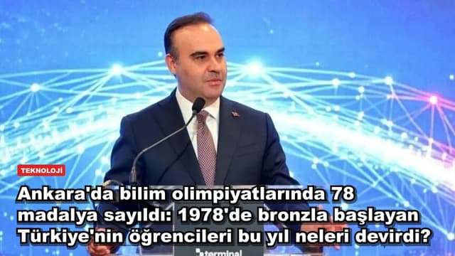 Ankara'da bilim olimpiyatlarında 78 madalya sayıldı: 1978'de bronzla başlayan Türkiye'nin öğrencileri bu yıl neleri devirdi?