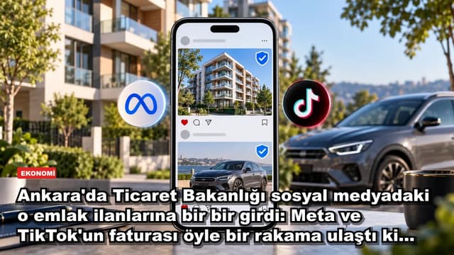 Ankara'da Ticaret Bakanlığı sosyal medyadaki o emlak ilanlarına bir bir girdi: Meta ve TikTok'un faturası öyle bir rakama ulaştı ki...