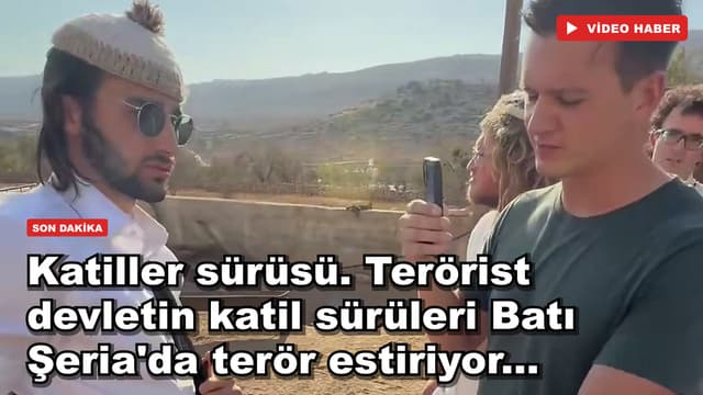Katiller sürüsü. Terörist devletin katil sürüleri Batı Şeria'da terör estiriyor...