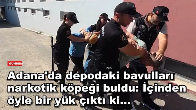 Adana'da depodaki bavulları narkotik köpeği buldu: İçinden öyle bir yük çıktı ki...