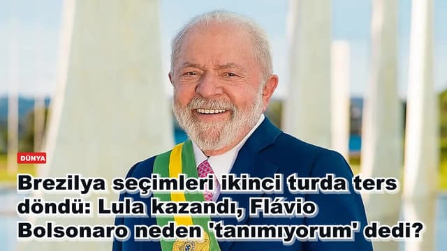 Brezilya seçimleri ikinci turda ters döndü: Lula kazandı, Flávio Bolsonaro neden 'tanımıyorum' dedi?