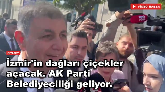 İzmir'in dağları çiçekler açacak. AK Parti Belediyeciliği geliyor.