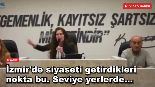 İzmir'de siyaseti getirdikleri nokta bu. Seviye yerlerde...