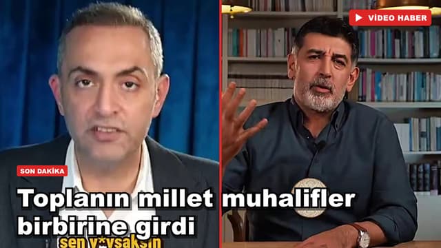 Toplanın millet muhalifler birbirine girdi