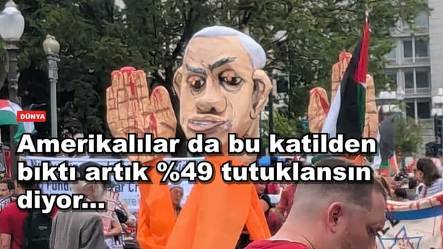Amerikalılar da bu katilden bıktı artık %49 tutuklansın diyor...
