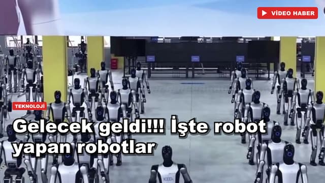 Gelecek geldi!!! İşte robot yapan robotlar