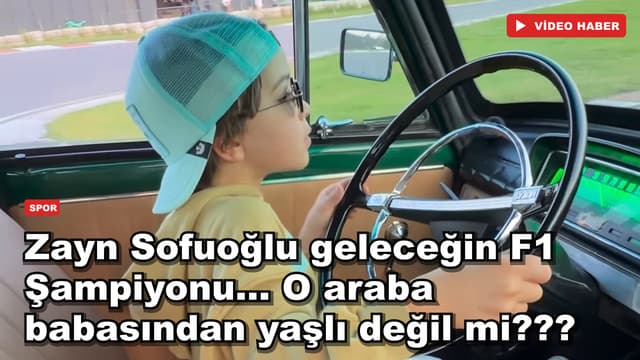 Zayn Sofuoğlu geleceğin F1 Şampiyonu... O araba babasından yaşlı değil mi???
