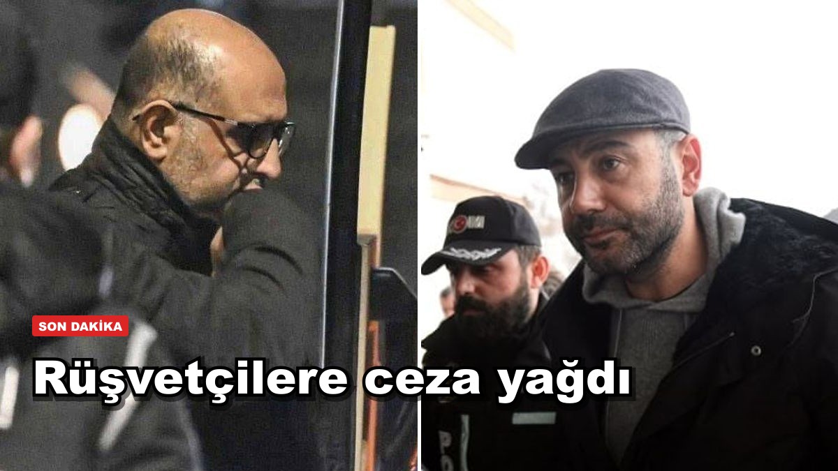 Rüşvetçilere ceza yağdı