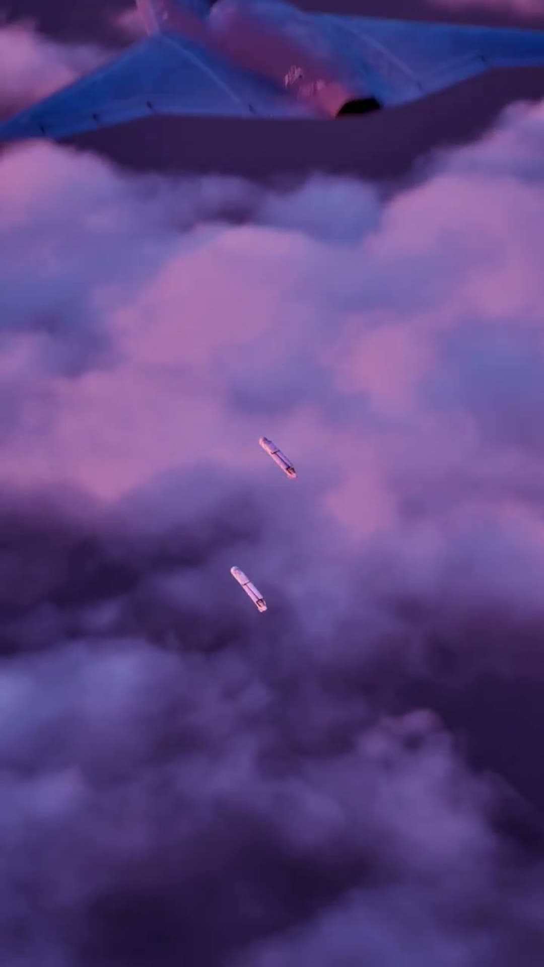 Vectis, tanıtım videosunda dâhili yuvasından füze atarken (Lockheed Martin)