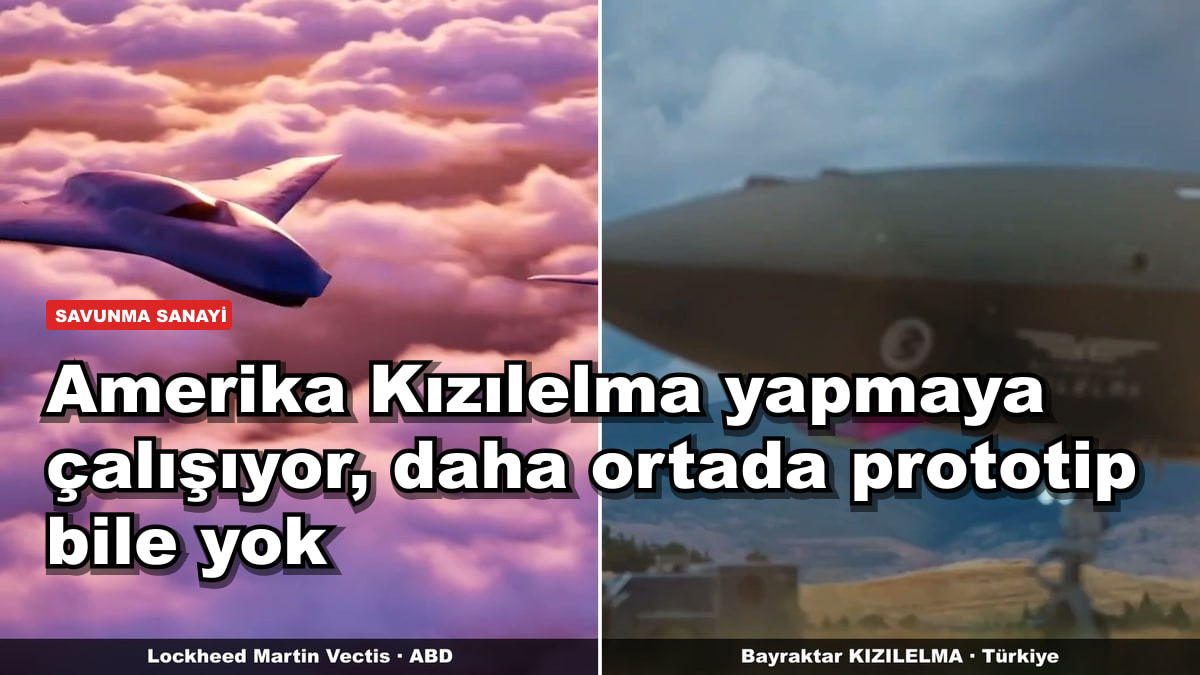 Amerika Kızılelma yapmaya çalışıyor, daha ortada prototip bile yok