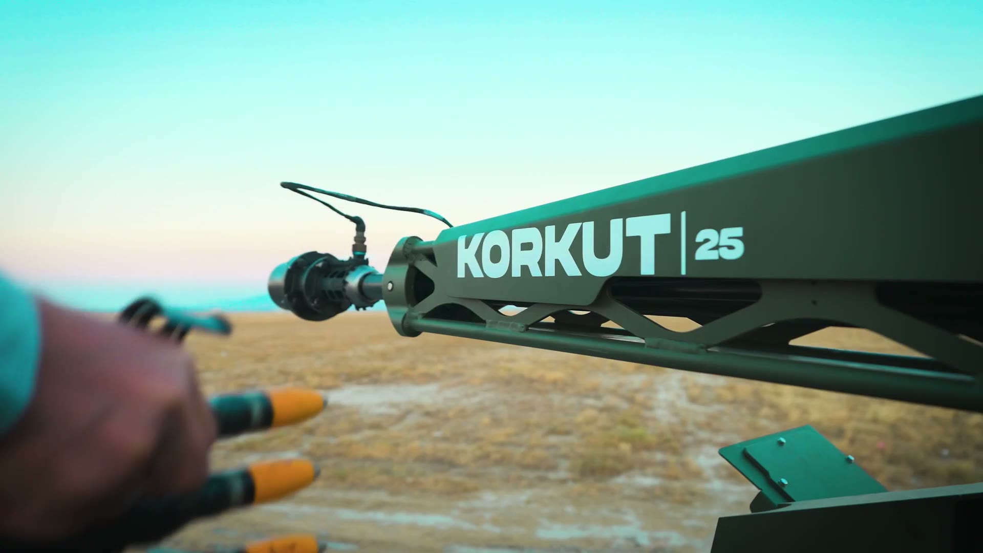 KORKUT 25 namlusu ve ATOM 25 mühimmatı