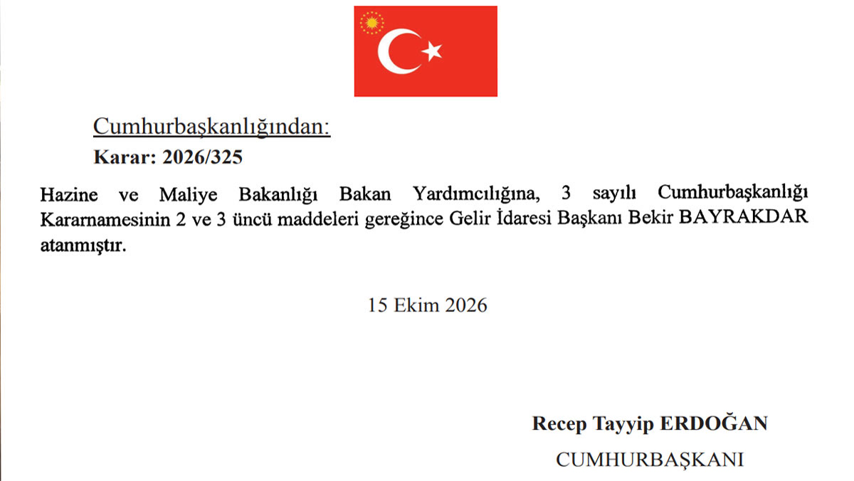 Ankara'da Resmi Gazete'de Bekir Bayrakdar kararı: Hazine ve Maliye Bakan Yardımcısı yapılan isim kimdir, hangi