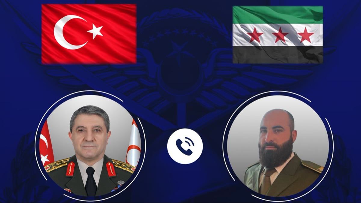 Ankara'da Genelkurmay Başkanı Bayraktaroğlu cumartesi günü Suriyeli mevkidaşıyla telefonda konuştu: Hattın öbü