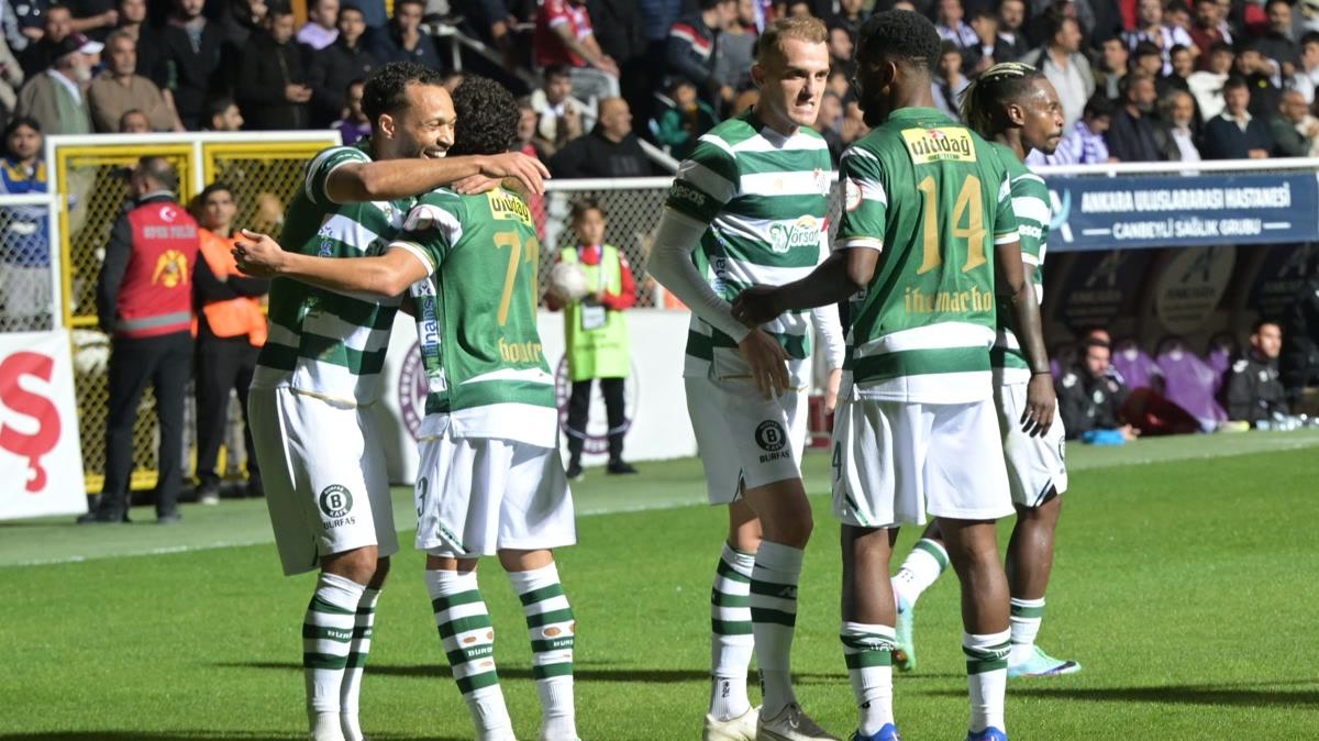 Ankara'da Keçiörengücü - Bursaspor maçında 6 gol: Iheanacho'nun 12 maçlık serisi nasıl sürdü?