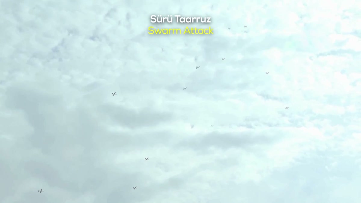 Ateş Serbest-2026 sürü kamikaze dron K2 SİVRİSİNEK sürü taarruzu