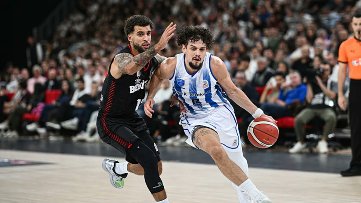 Ankara'da Türk Telekom - Beşiktaş maçında Euroleague'de haftayı kayıpsız geçen Beşiktaş'ı yüzde 36 şut ve 17 t