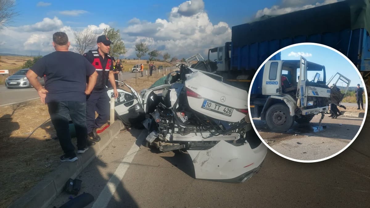 GÖVDE FOTOĞRAFI ADAYI — kaza yerine gelen sağlık/polis ekiplerinin ve araçların olay yerindeki görüntüsü.