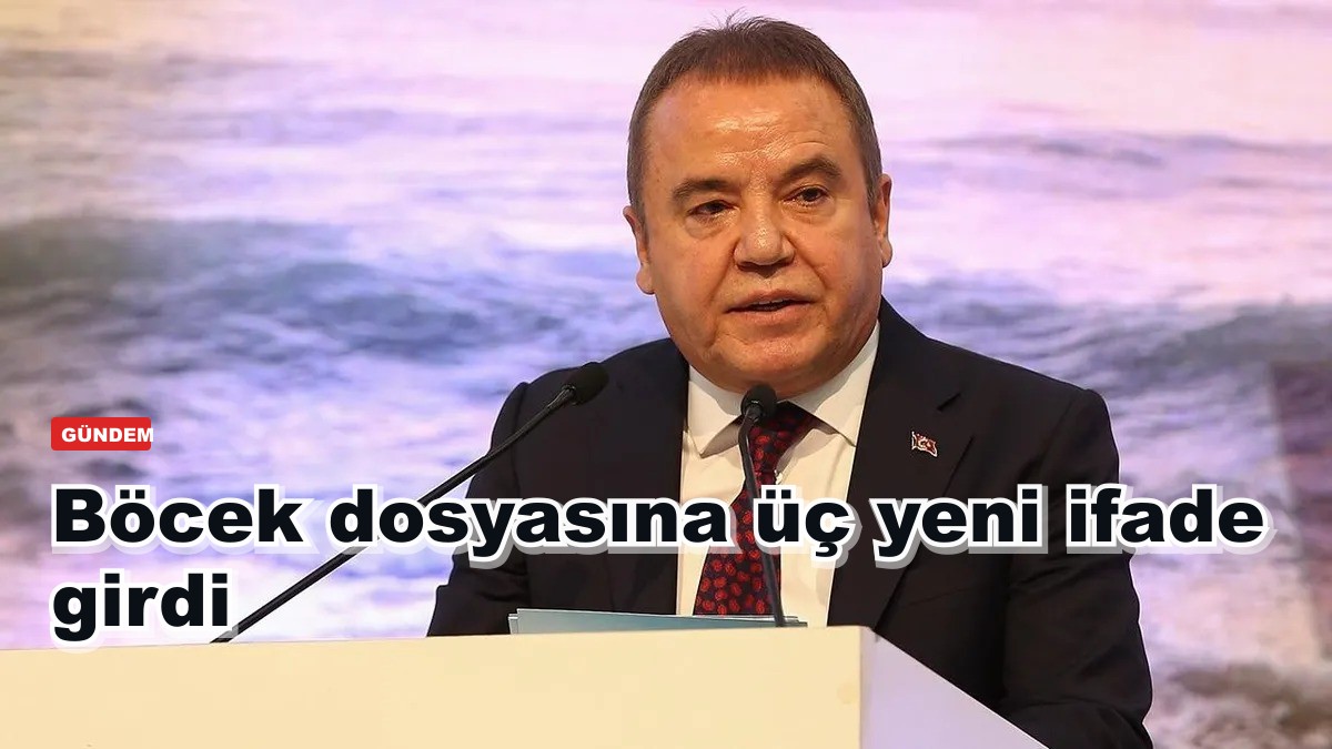Böcek dosyasına üç yeni ifade girdi