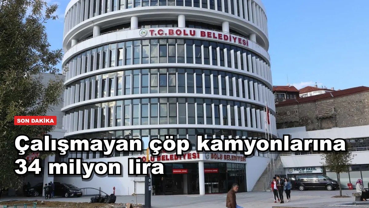 Çalışmayan çöp kamyonlarına 34 milyon lira ödendi