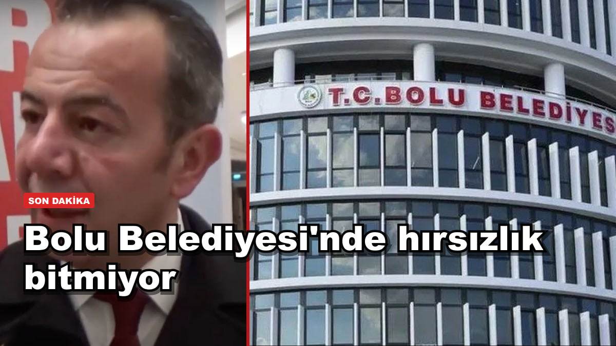 Bolu Belediyesi'nde hırsızlık bitmiyor