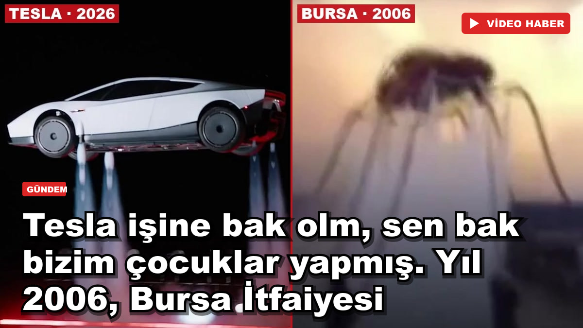 Tesla işine bak olm, sen bak bizim çocuklar yapmış. Yıl 2006, Bursa İtfaiyesi