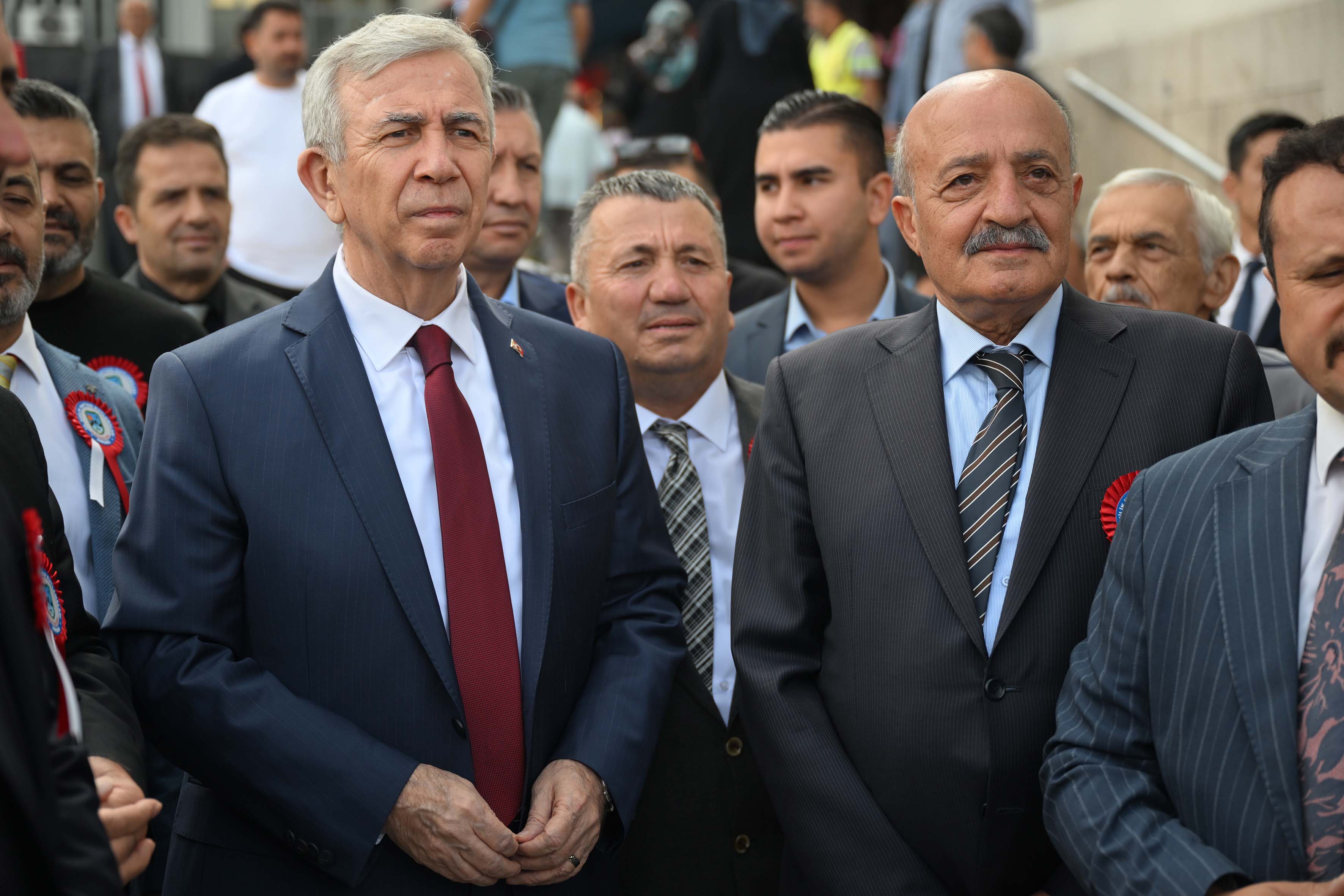 GÖVDE - Mansur Yavaş dün (14 Eylül) Ahilik Haftası töreninde kalabalık arasında; ABB resmi sitesi, 3543x2362, temiz (Yav