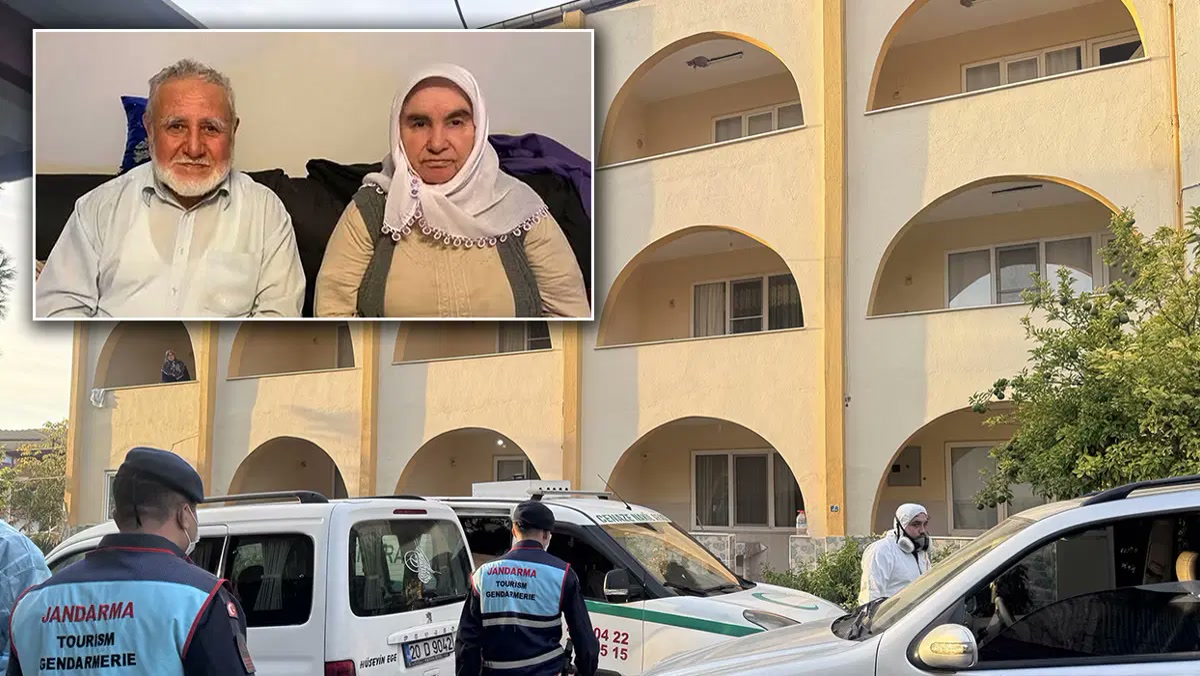 Denizli Pamukkale'de kaplıca tedavisine gelen yaşlı çift iki gündür odadan çıkmıyordu