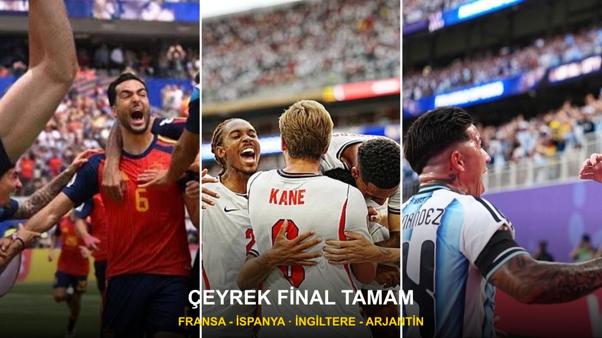 Dünya Kupası'nda çeyrek final tamam: İspanya, İngiltere ve Arjantin yarı finalde
