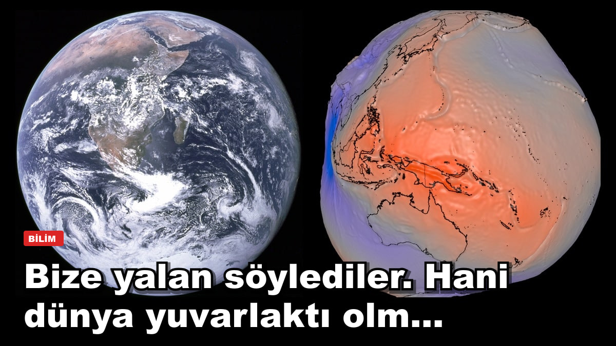 Bize yalan söylediler. Hani dünya yuvarlaktı olm...