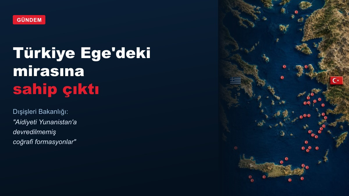 Türkiye Adalar Denizi'ndeki mirasına sahip çıktı
