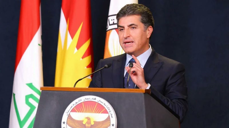 Erbil'de Neçirvan Barzani Terörsüz Türkiye'yi anlatırken Nobel Barış Ödülü'nü açtı: Recep Tayyip Erdoğan'ın ad