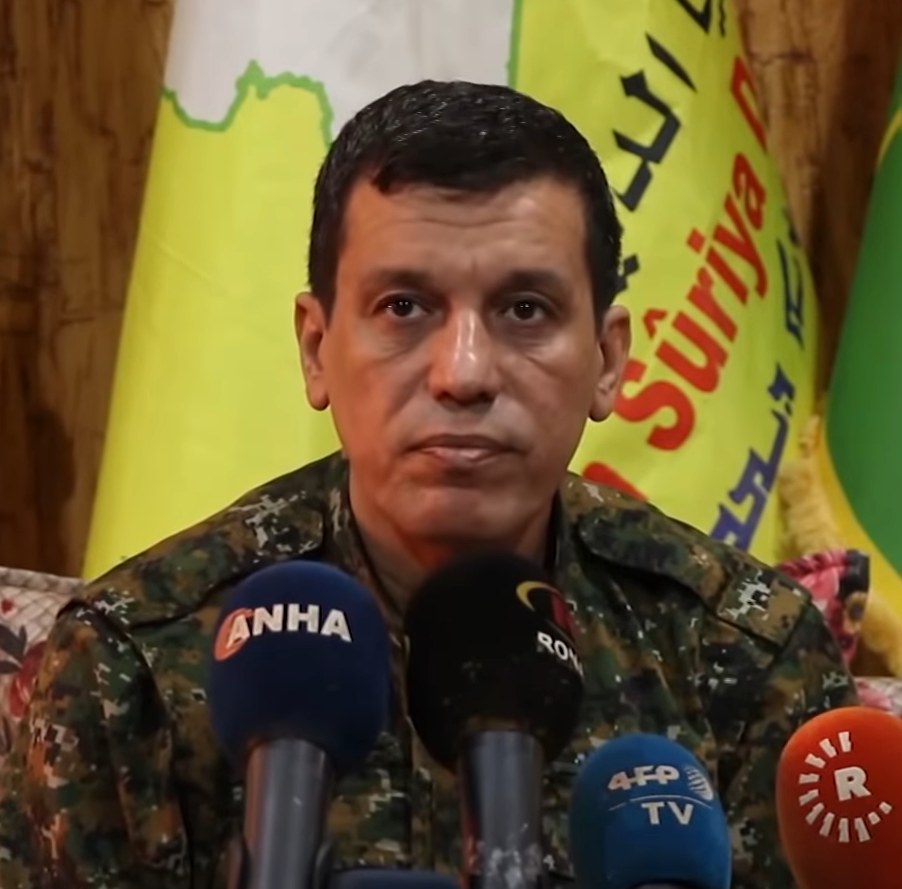 SDG elebaşı Ferhat Abdi Şahin basın toplantısında