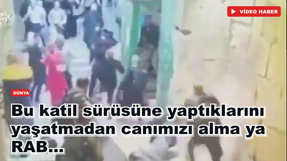 Bu katil sürüsüne yaptıklarını yaşatmadan canımızı alma ya RAB...
