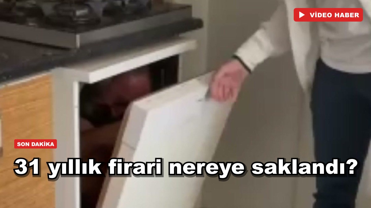 31 yıllık cezayı bulaşık makinesine sığdırmaya çalıştı