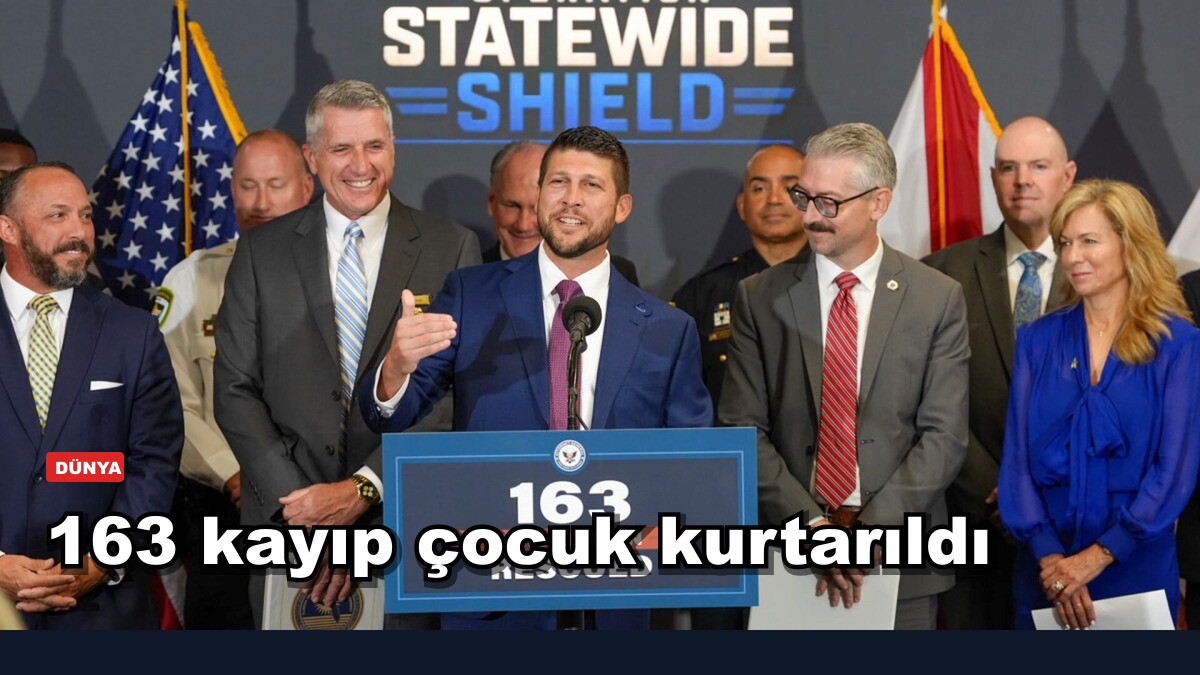 163 kayıp çocuk kurtarıldı