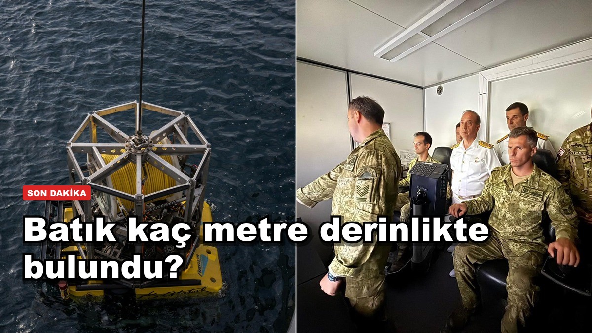 Batık 550 metrede: Alemdar'ın robotu enkaza indi