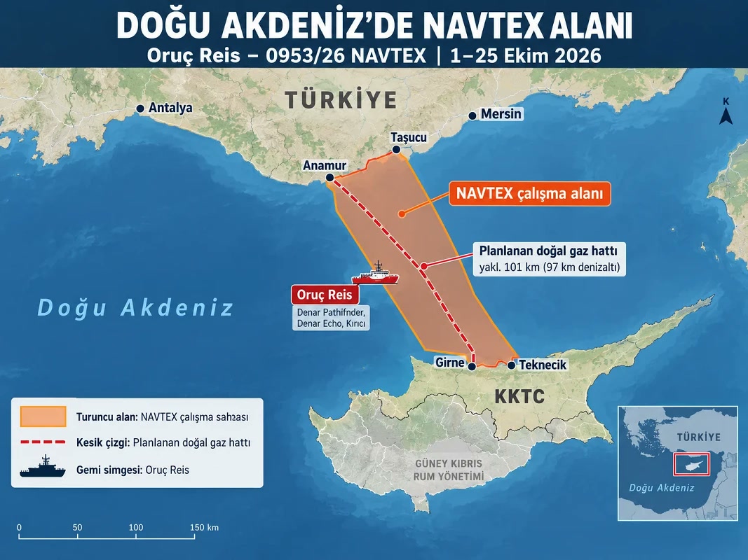Girne'de Oruç Reis KKTC'nin doğal gaz hattı için sahaya çıktı, Başbakan Ünal Üstel hastane açılışında Güney Kı