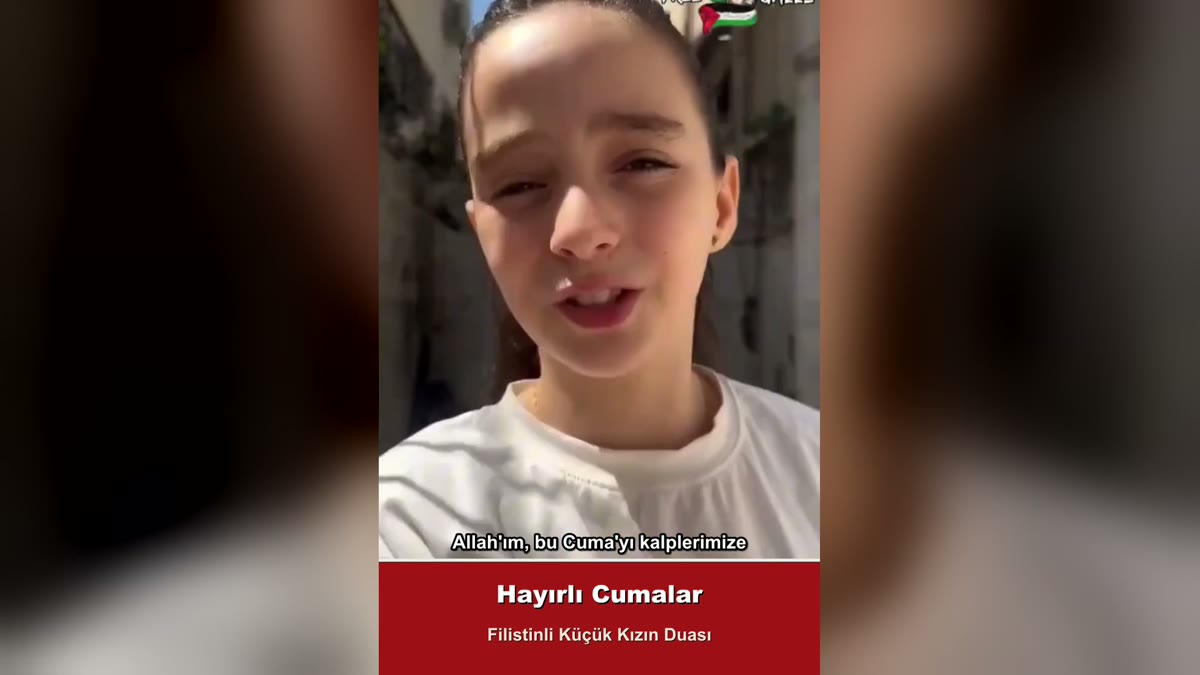 Filistinli küçük kızın Cuma duası