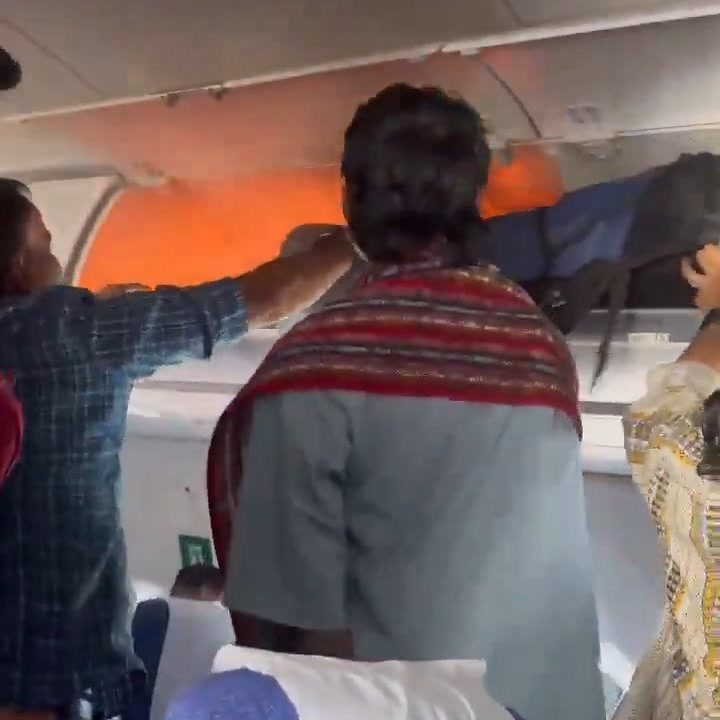 Hindistan'da uçak havadayken kabin bagajı alev aldı: Acil iniş için pilotlar hangi şehri seçti, yanan şey neyd