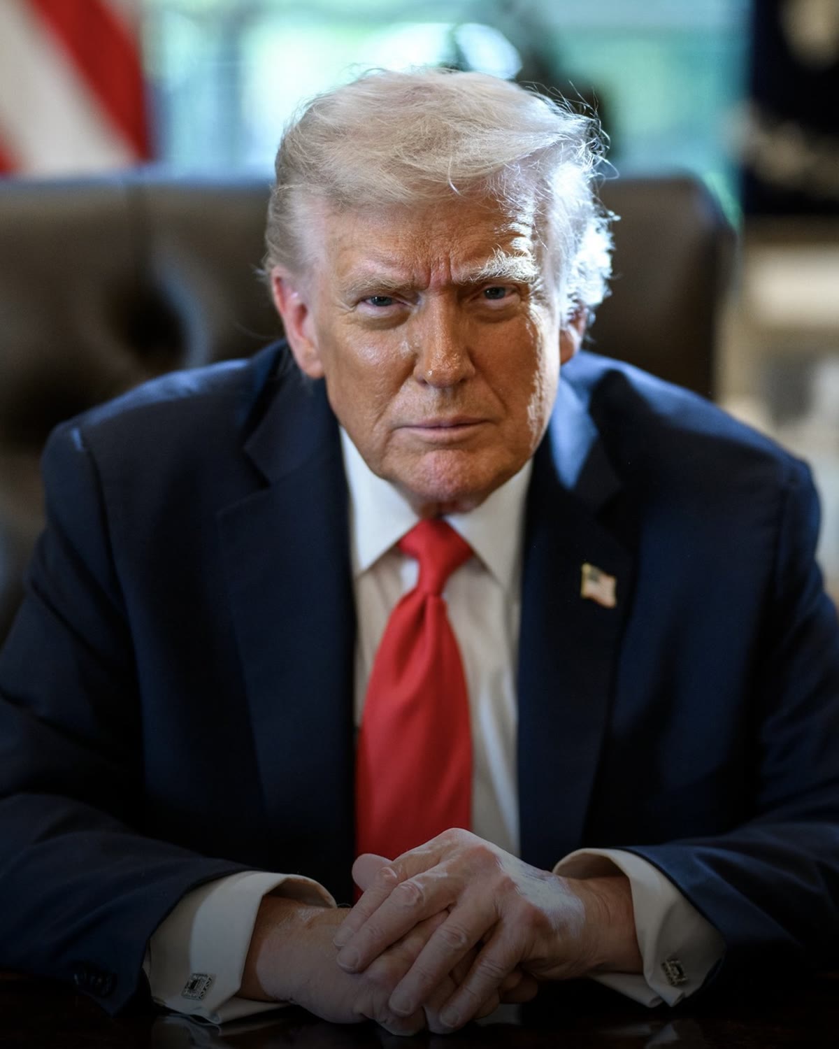 Donald Trump'ın resmi portresi (Haziran 2026, Beyaz Saray/Daniel Torok) — kapak için