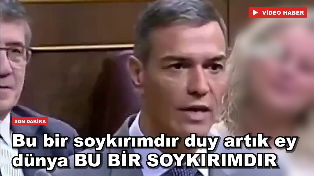 Bu bir soykırımdır duy artık ey dünya BU BİR SOYKIRIMDIR