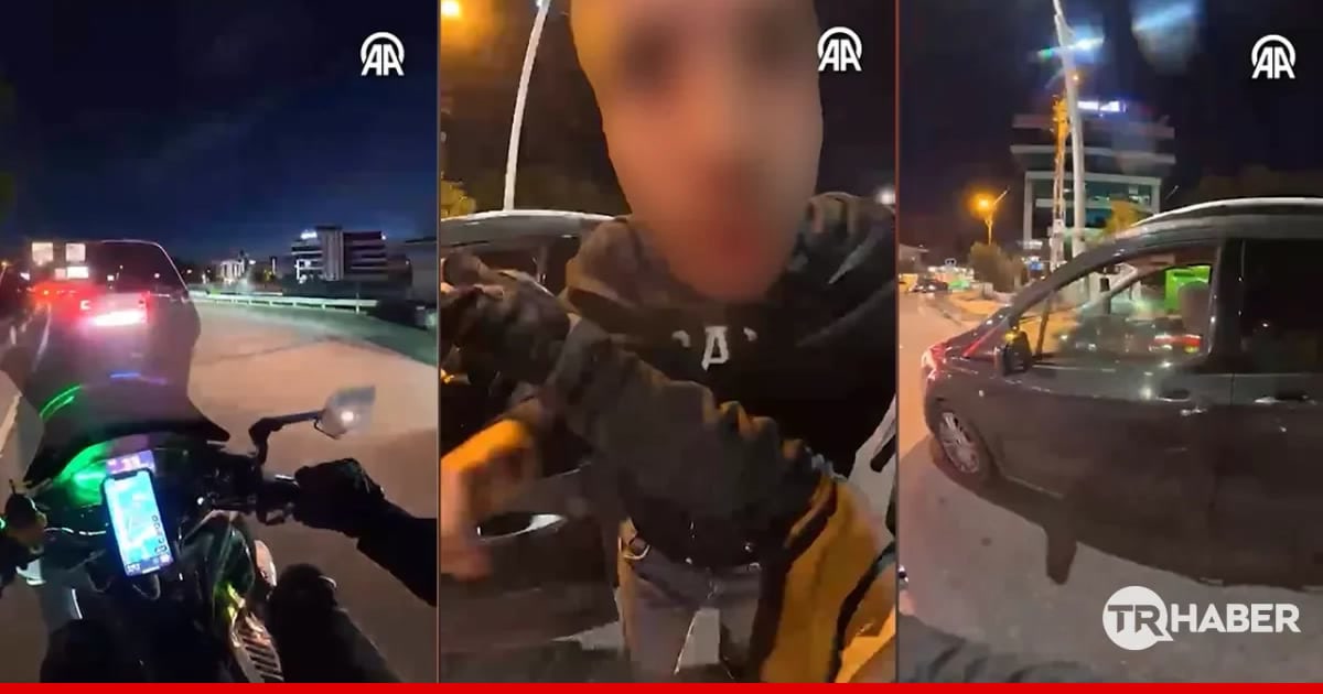 İstanbul Beykoz'da motosikletliyle tartışmak için araçtan inen sürücüye 582 bin 500 lira ceza kesildi: Videoda