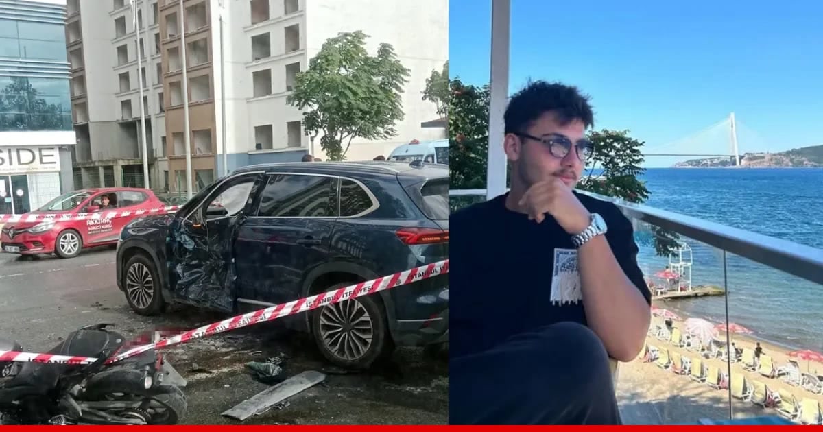 İstanbul Esenyurt'ta motosiklet kazası: Atatürk Bulvarı'nda otomobille çarpışan 19 yaşındaki Erşah Yıldırım iç