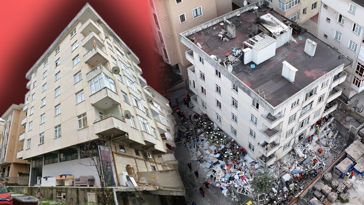 İstanbul Maltepe'de bina çöktü, Cevizli Mahallesi'ndeki 7 katın iki katı için belediye başkanı canlı yayında ö