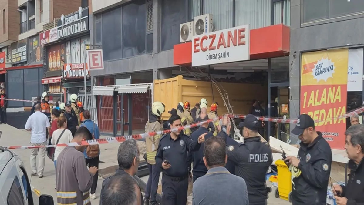 İstanbul Pendik'te hafriyat kamyonu 9 katlı binanın eczanesine daldı: 7 yaralının arasında kim var?