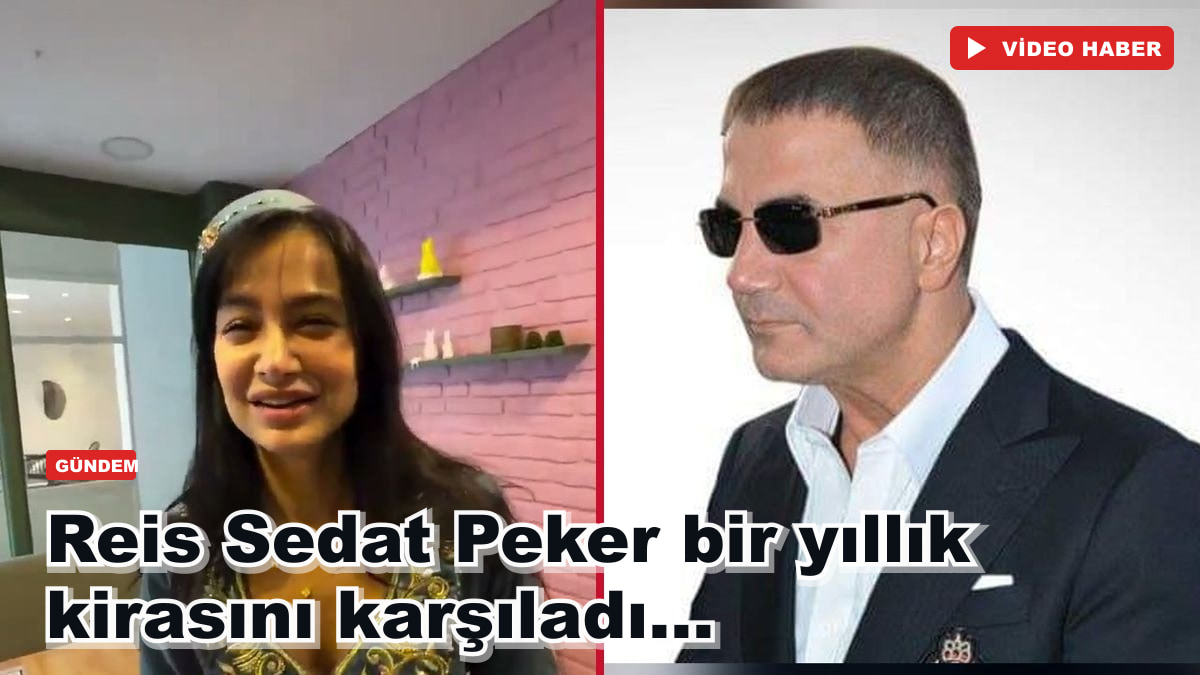Reis Sedat Peker bir yıllık kirasını karşıladı...