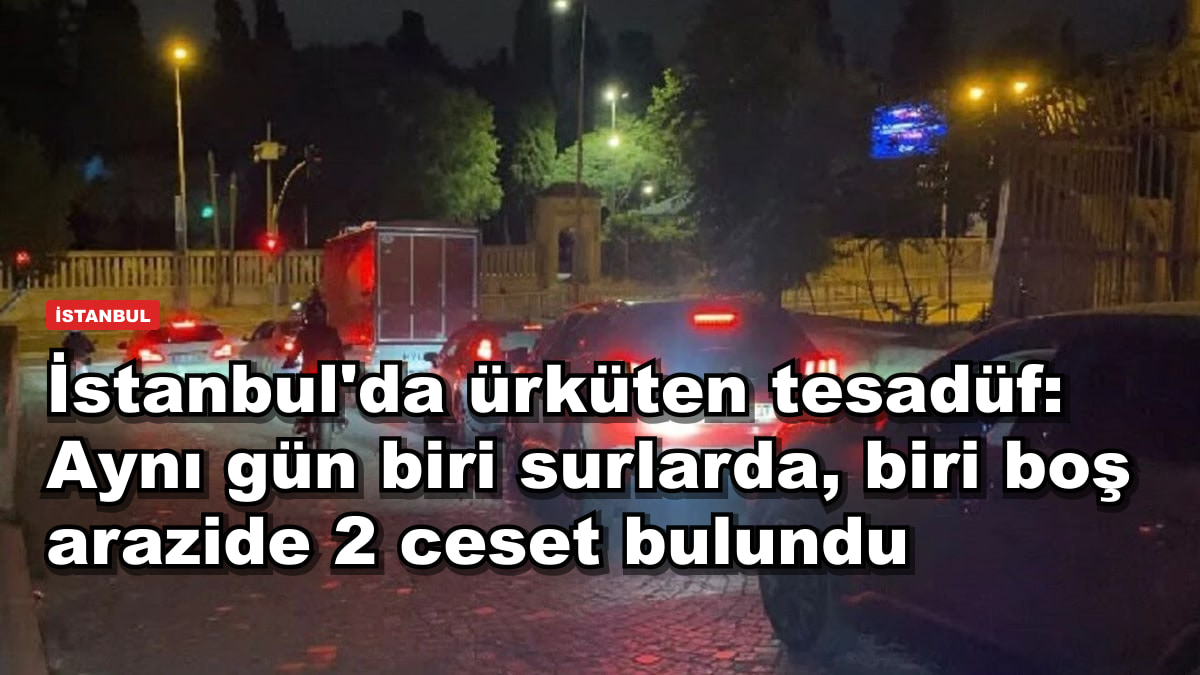 İstanbul'da ürküten tesadüf: Aynı gün biri surlarda, biri boş arazide 2 ceset bulundu