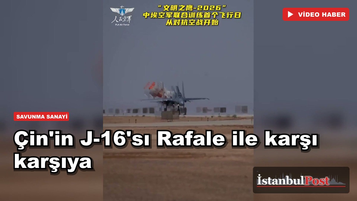 Çin'in J-16'sı Rafale ile karşı karşıya