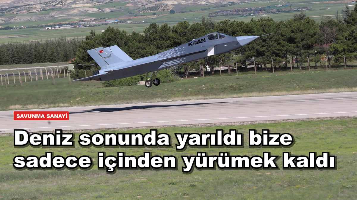 Deniz sonunda yarıldı bize sadece içinden yürümek kaldı